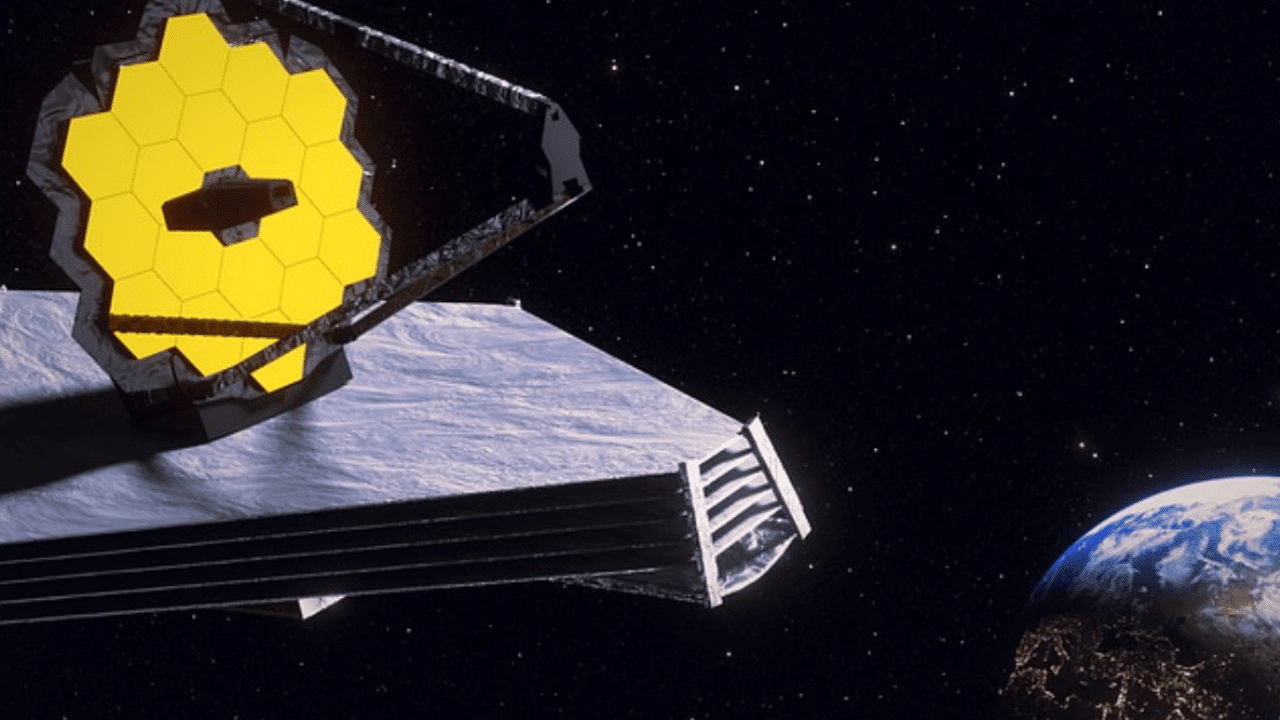 James Webb teleskop - ilustrácia
