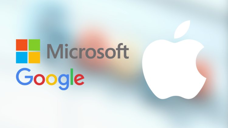 Microsoft Google Apple