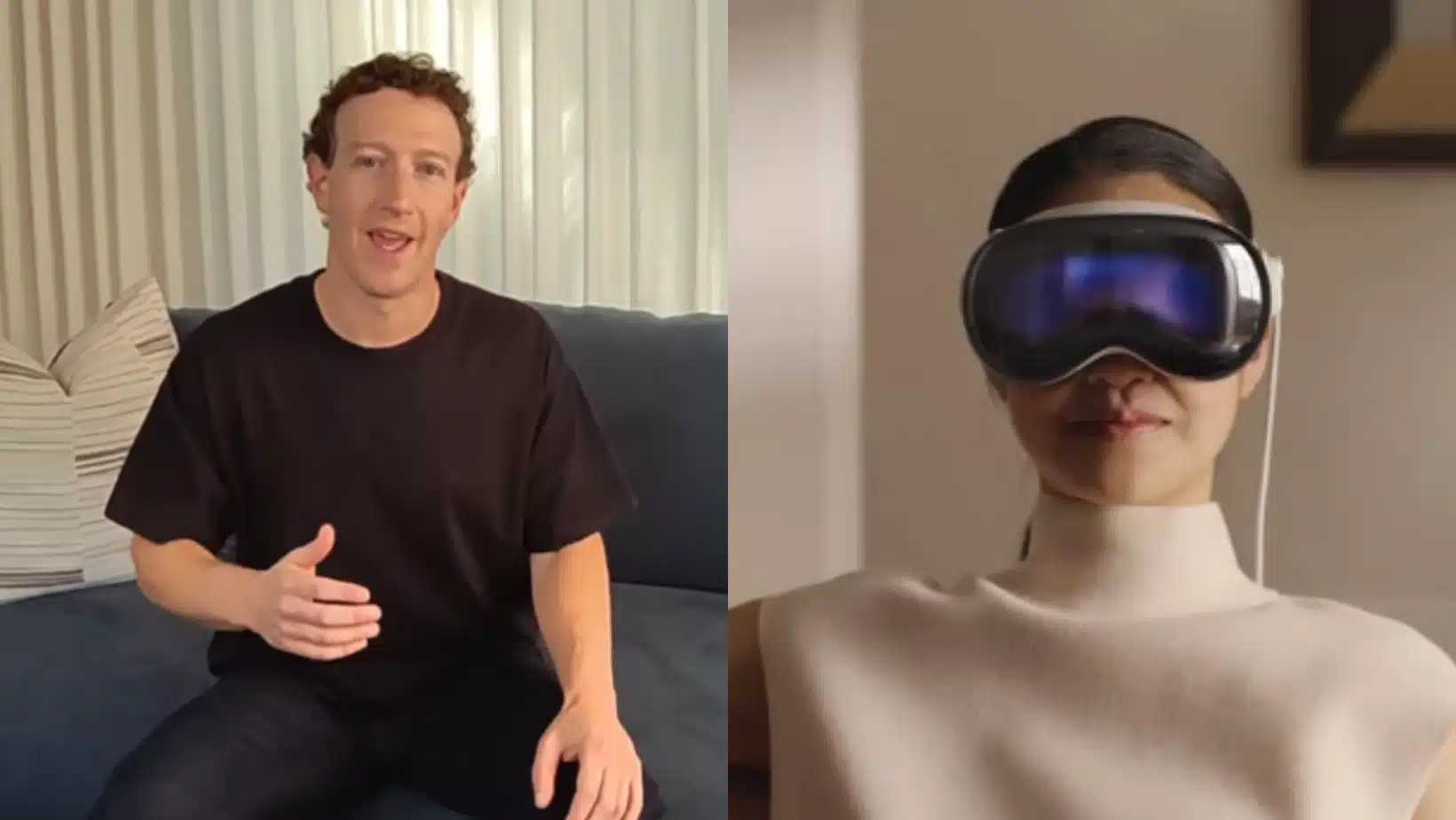 Mark Zuckerberg, Apple vision Pro