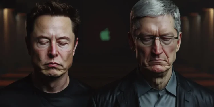 Elon Musk TIm Cook