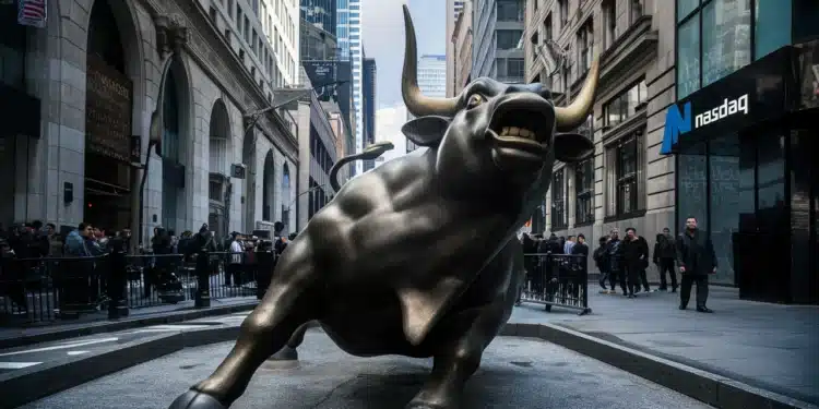Býk Wall Street akcie