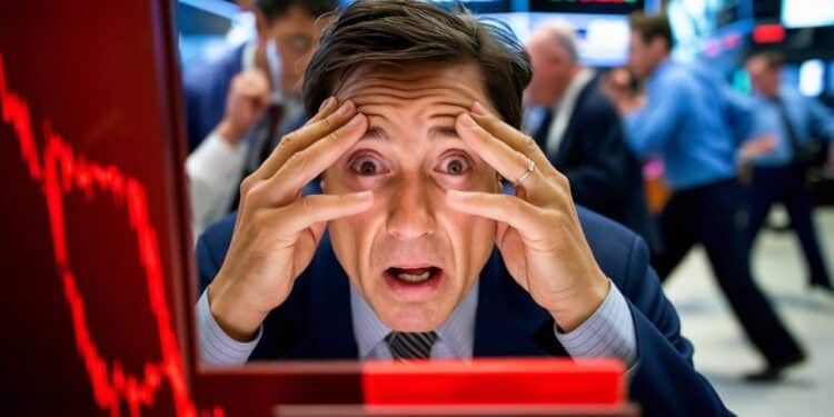 Strach na Wall Street