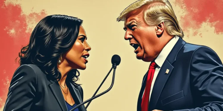 Kamala Harris a Donald Trump