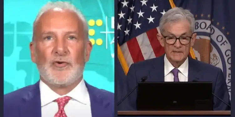 Peter Schiff a Jerome Powell