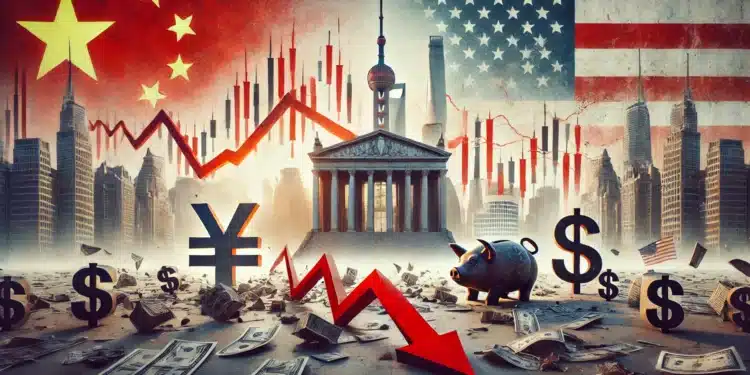 Cina a USA pad akcii