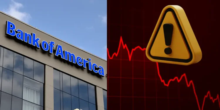 Bank of America varovanie