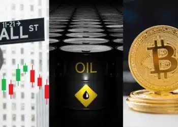 SP500, ropa a Bitcoin