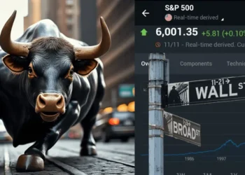 Rast akcií na Wall Street
