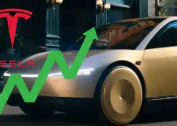 Rast akcií Tesla