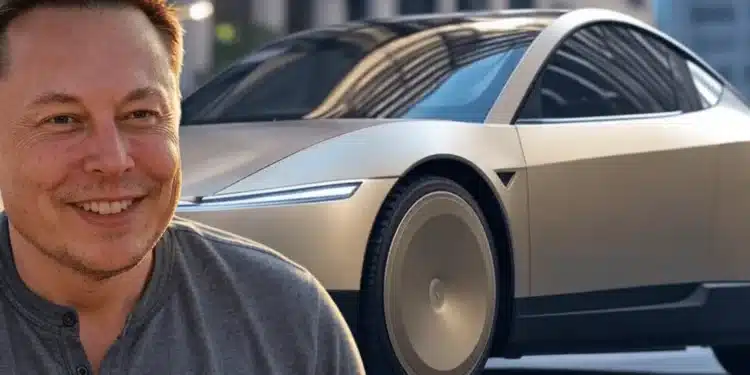 Elon Musk a CyberCab Tesla