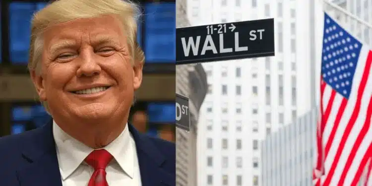 Donald Trump a Wall Street