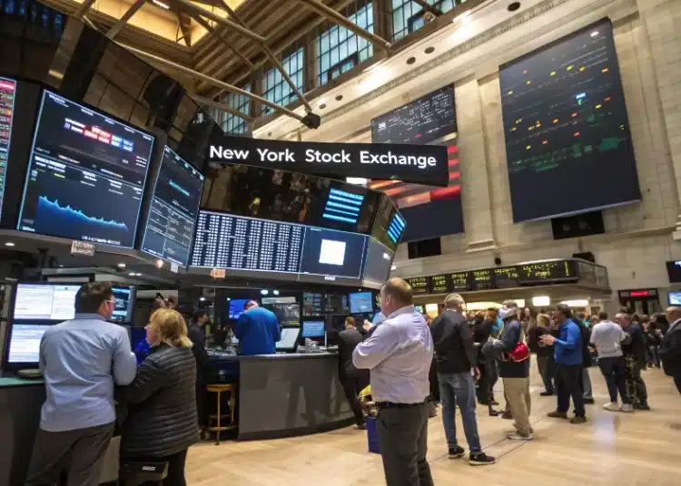 NYSE burza, akciový trh