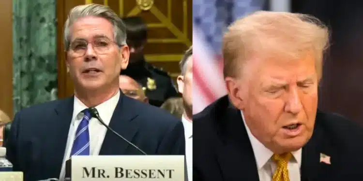 Scott Bessent a Donald Trump