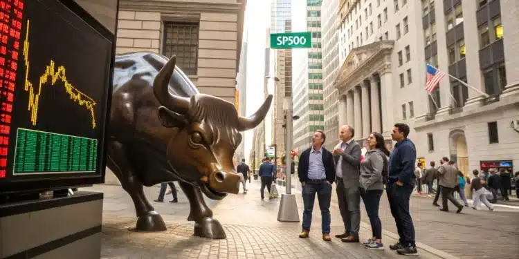 Býk Wall Street S&P500