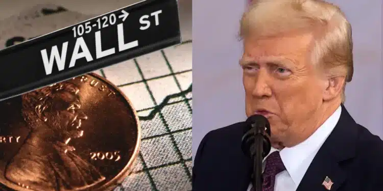 Donald Trump a Wall Street