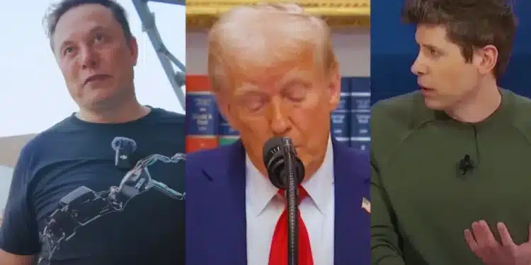 Musk, Trump a Altman