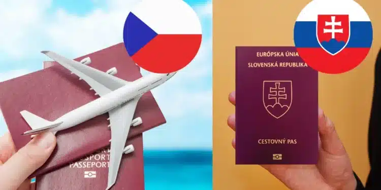 slovenský a český pas