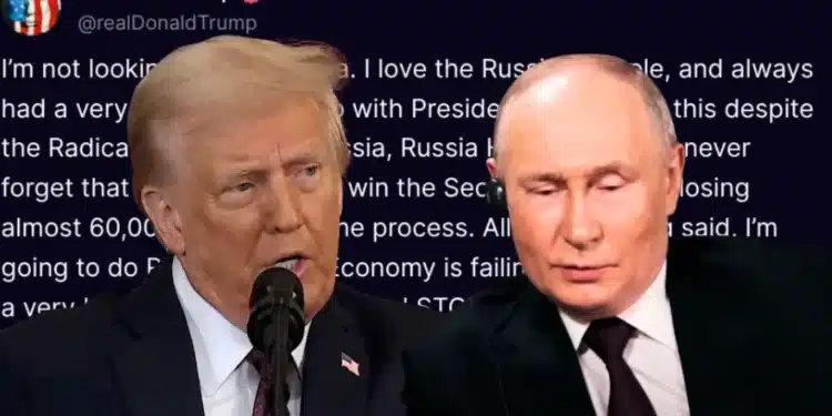 Donald Trump a Vladimír Putin