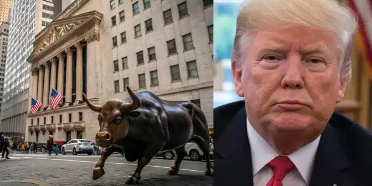 Donald Trump a Wall Street
