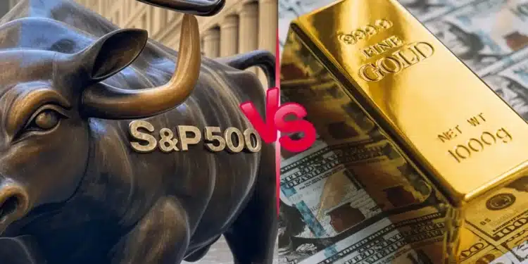 SP500 zlato