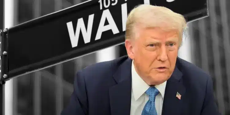 Donald Trump a Wall Street