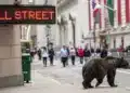 Medveď Wall Street akcie