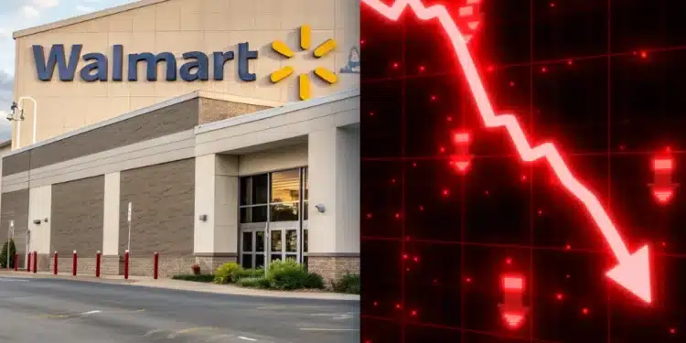 Walmart, akcie klesajú