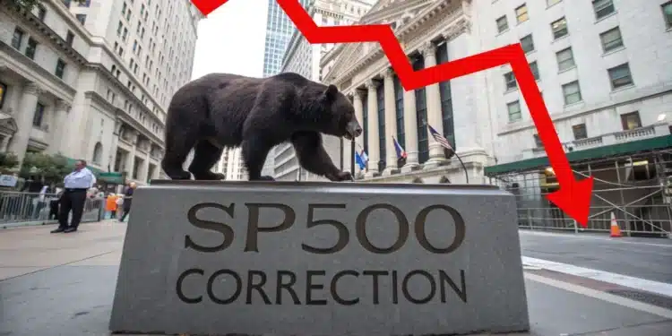 SP500 korekcia medveď