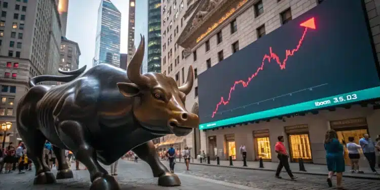 Wall Street rast akcií