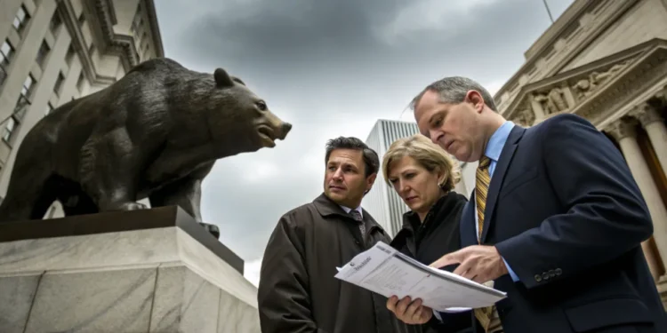 Wall Street akcie medveď