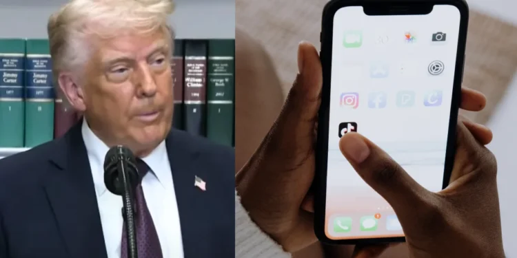 Trump a TikTok