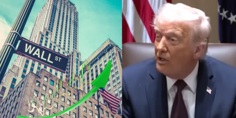 Trump a akciový trh Wall Street