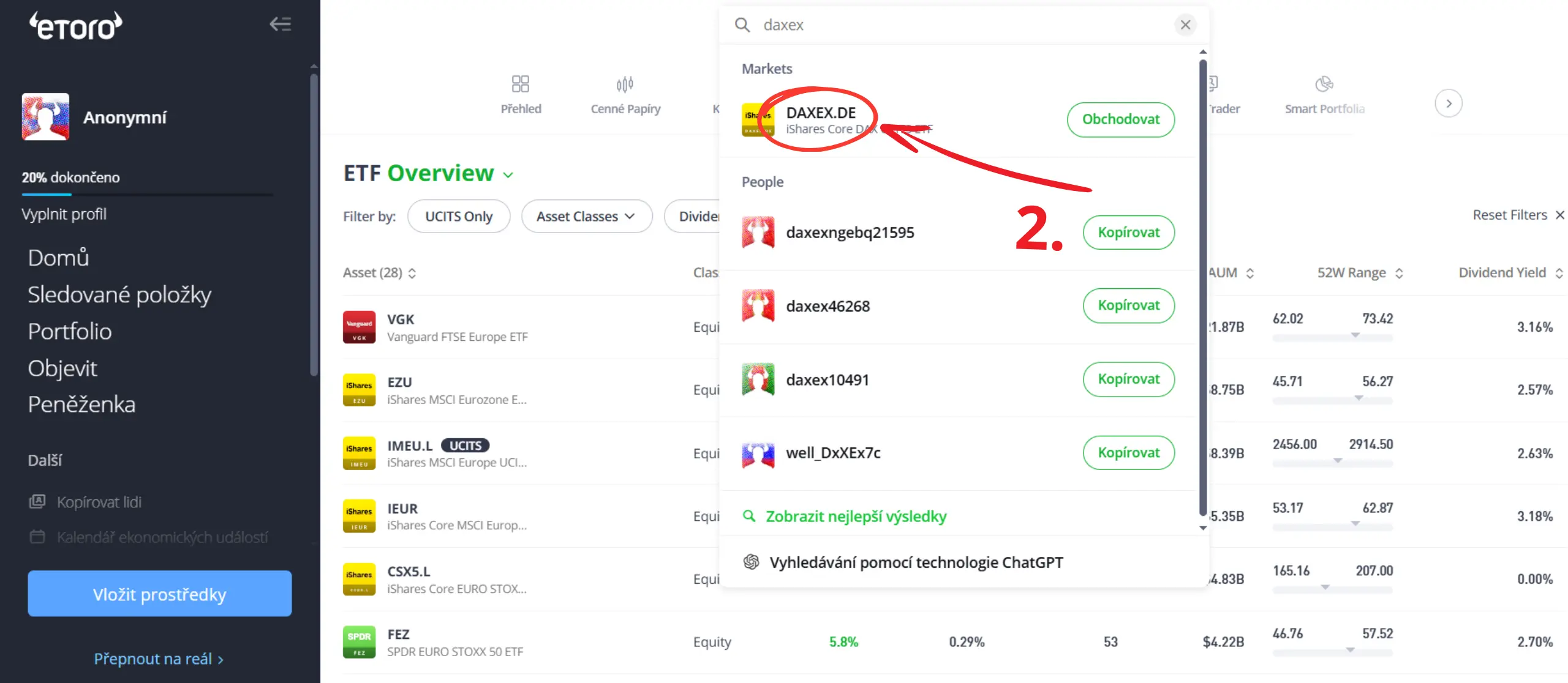Etoro Dax 2