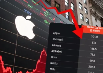 pád akcií Apple