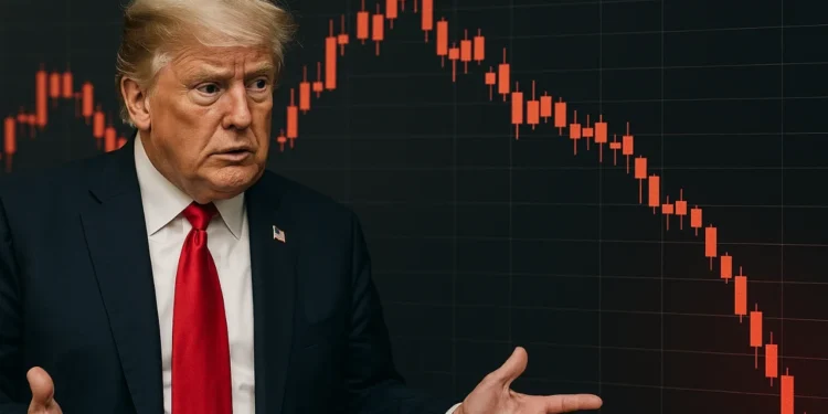 Trump, akciový trh, zdroj: ChatGPT