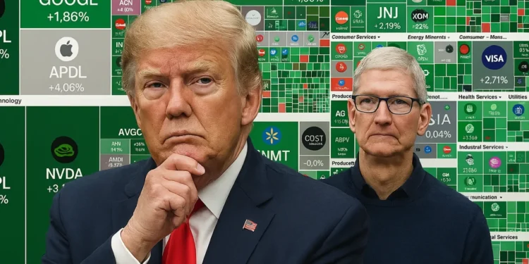 Donald Trump Tim Cook