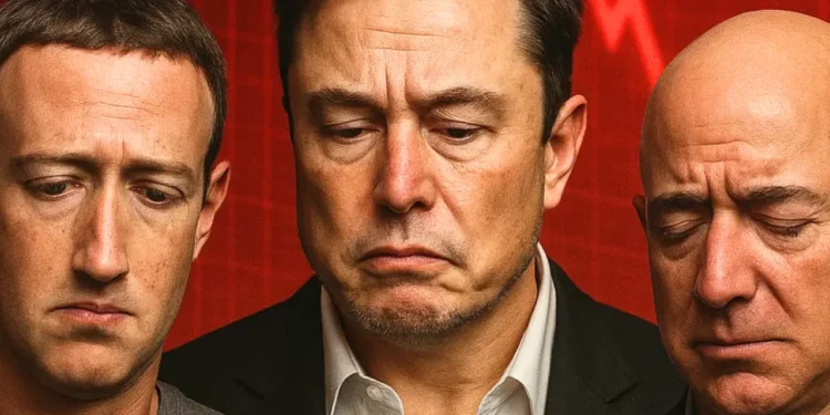 Zuckerberg, Musk a Bezos