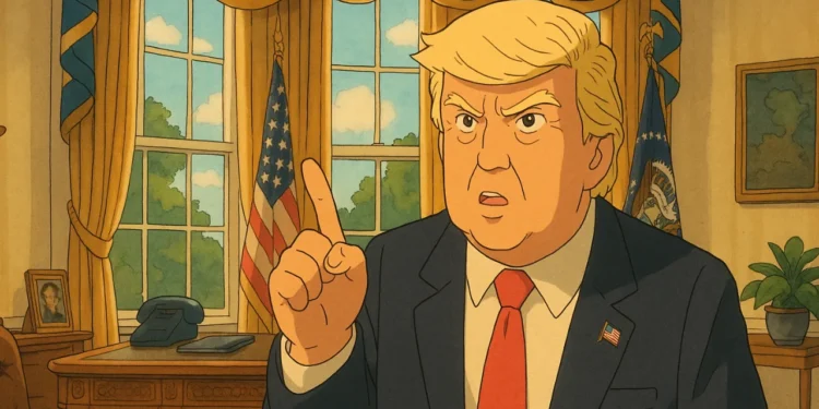 Varovanie Donald Trump