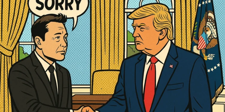 Elon Musk a Donald Trump