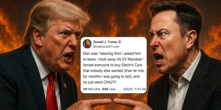Donald Trump a Elon Musk