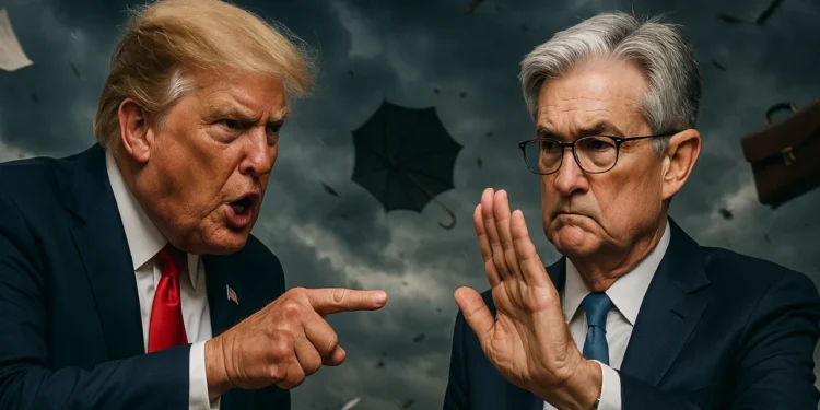 Donald Trump Jerome Powell