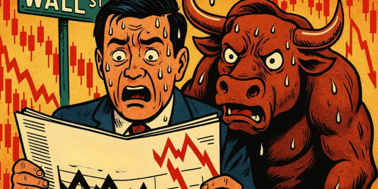 Wall Street panika