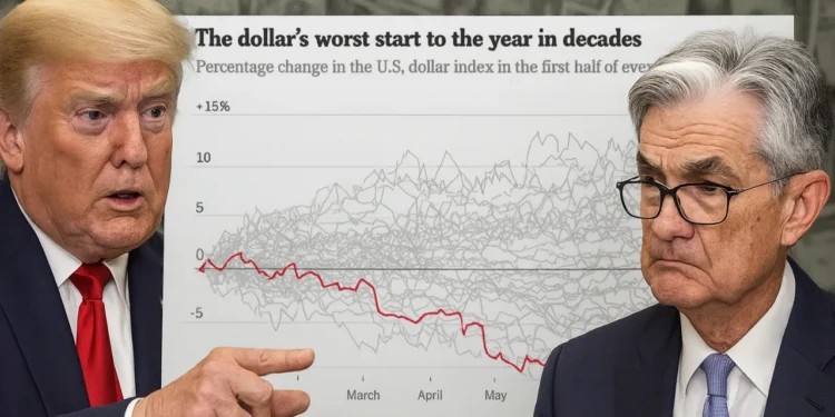 Fed Powell dolár