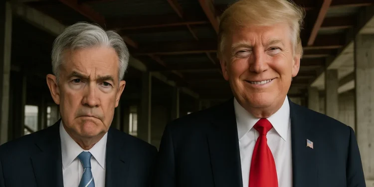 Jerome Powell, Donald Trump