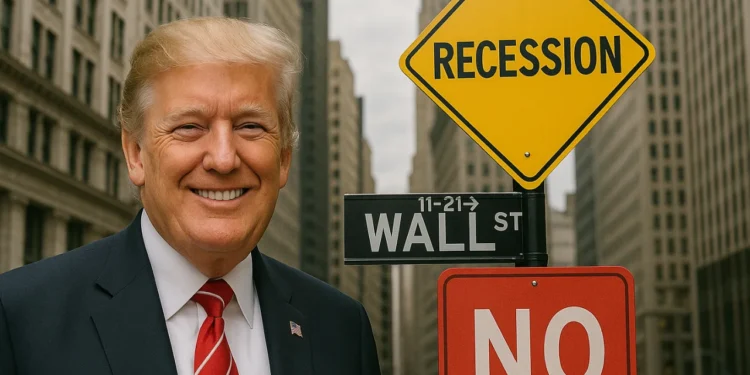 Trump a recesia