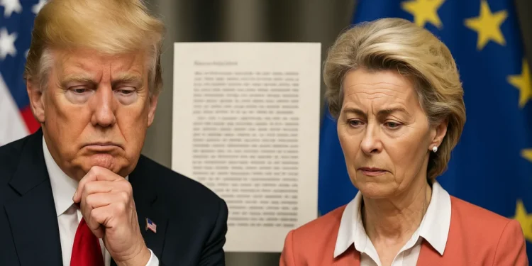 Leyen Trump USA EU