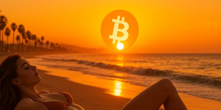 Bitcoin pláž