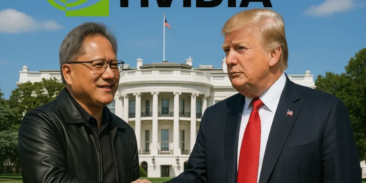 Huang, Trump a Nvidia