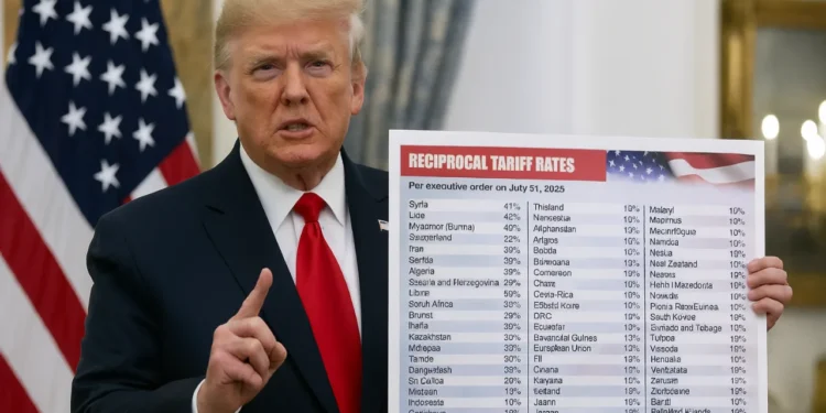 Trump clá august 2025