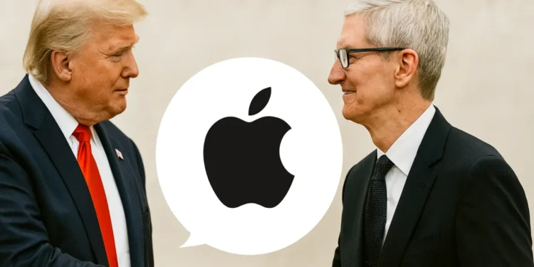 Tim Cook Apple Trump